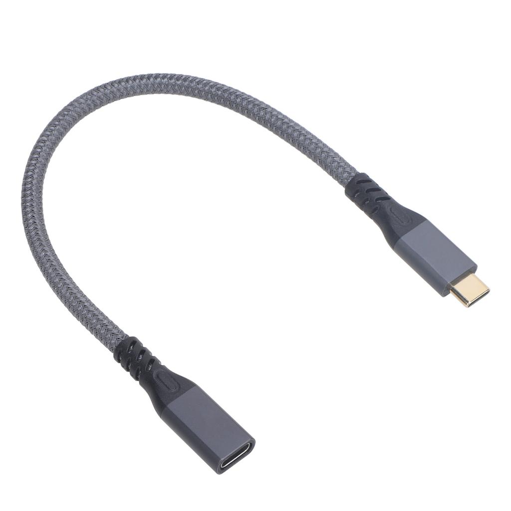 USB C Extension Cable Male To Female 20Gbps Transfer 240W Fast Charging 4K 60Hz Video USB C 3.2 Gen 2 Extender Cord for