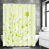Green Grass Shower Curtain, Bathroom Decorative Shower Curtain, Waterproof Shower Curtain With Hooks
