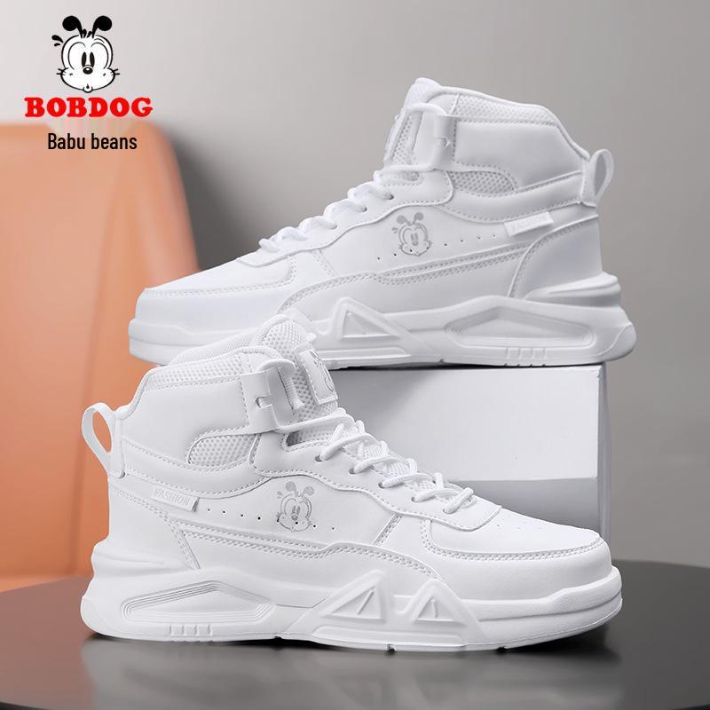 Scarpe da Skate Impermeabili in Pelle High-Top per Bambini Bobodou - Collezione Autunno 2025 per Ragazzi