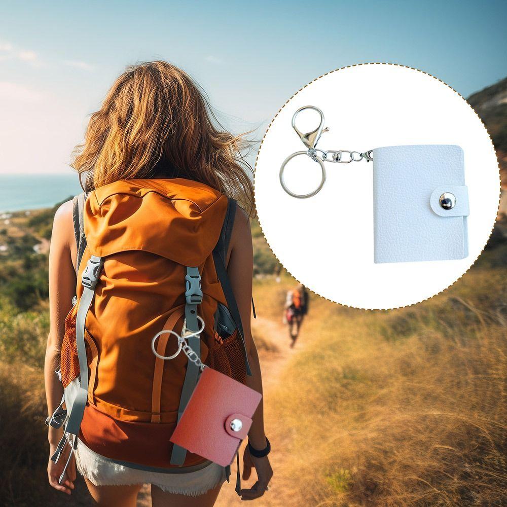 2 Inch Keychain Mini Album with Keychain Backpack Keyring New Mini Photo Album