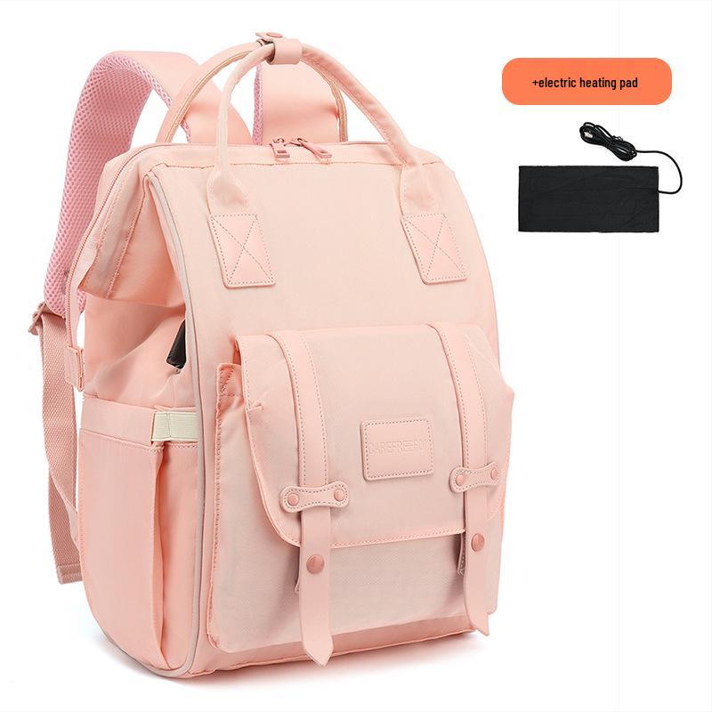 Zaino Multifunzione Mamma Volpe Senza Preoccupazioni - Grande Capacità, Borsa alla Moda per Uscite di Mamma e Bambino.