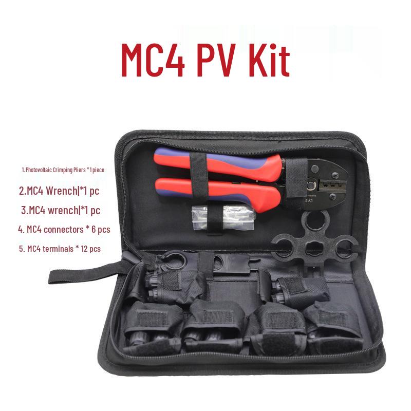 LY2546B MC4 Solar Connector Crimping Tool Kit for Photovoltaic Systems
