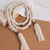 Bohemian Belt Ethnic Style Belt Woven Bead Cotton Waist Rope Soft Texture Vacation Style Women's Waist Rope