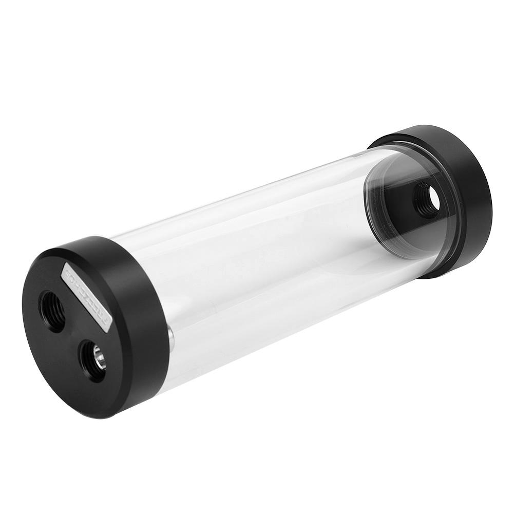 Computer Water Tank Cylindrical PC Cooling System 3‑Hole POM Cover Built‑in Defoamer