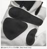 Pazdesign Thermostat Moss 3-Fingerless Gloves, XL, Gray/White, PGV-050
