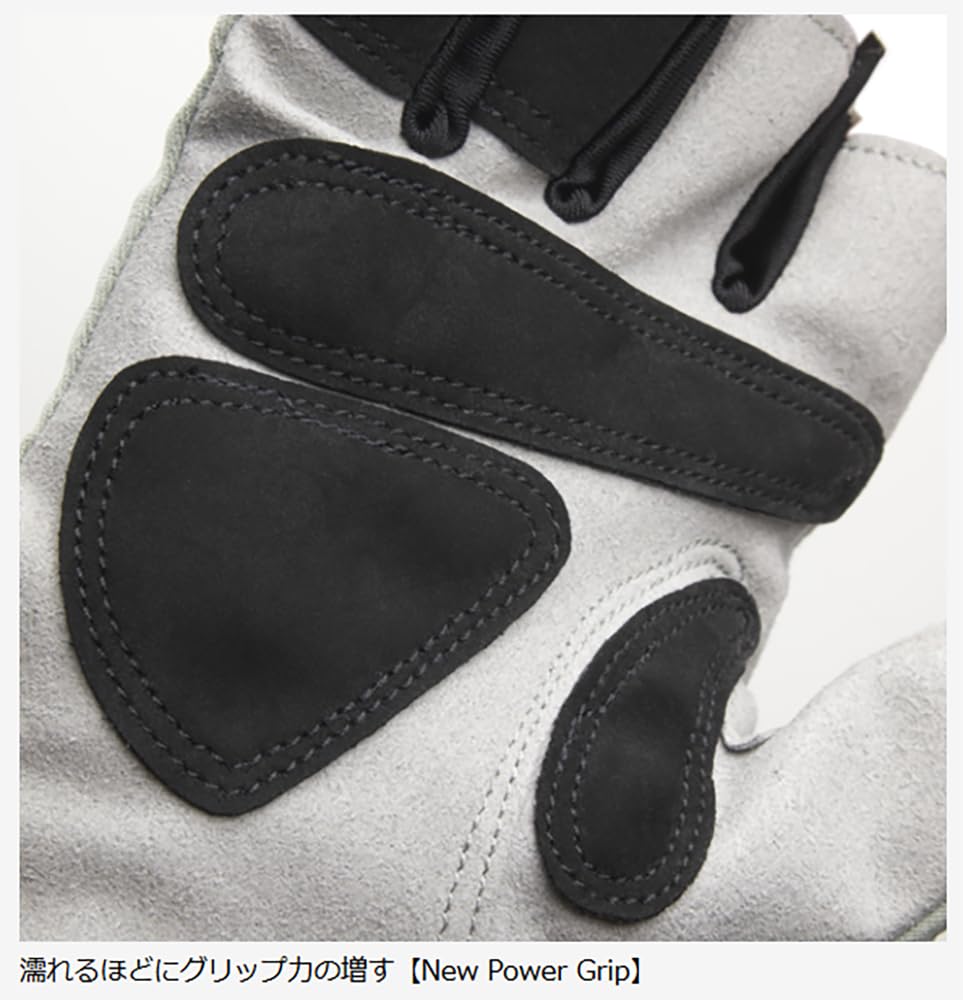 Pazdesign Thermostat Moss 3-Fingerless Gloves, XL, Gray/White, PGV-050