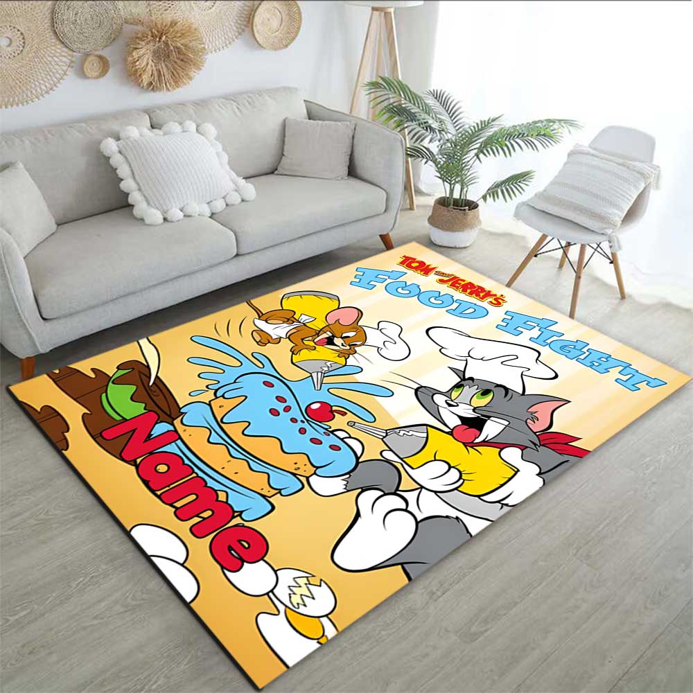 Warner Bros. Works (35) Customize your name rug, office chair cushion, home bedroom living room gift.