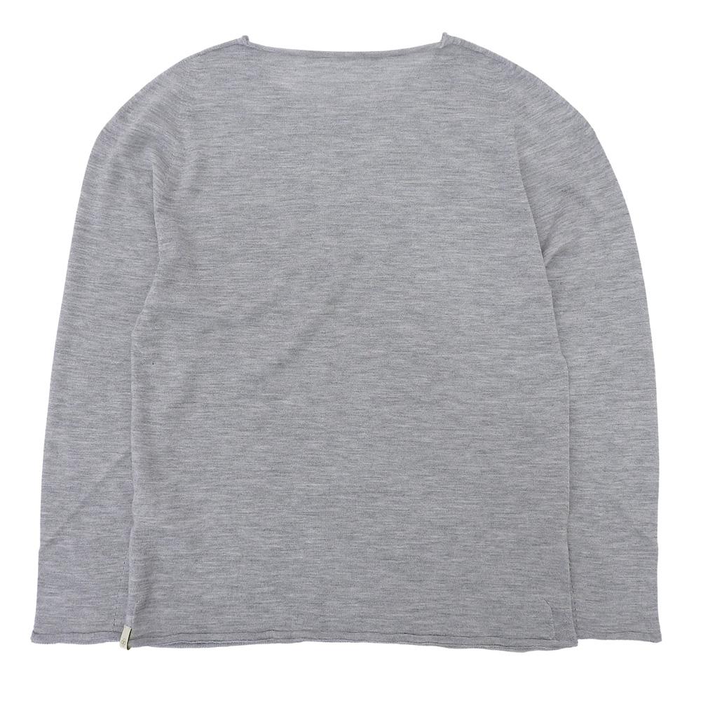 TOYOBOSHI CHAUSU cashmere 100 top, women's, light gray, size 2, 14IT-AC6001 tops 2 Light grayUsed
