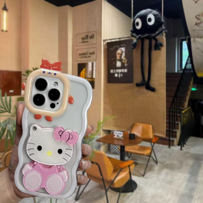 TEMU/Xiyin Phone Case Holder with Makeup Mirror for 13/17PROMAX