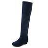 New Winter Thigh High Boots Women Shoes Over The Knee Boots Flat Long Ladies Rubber Boots  De Mujer Botas