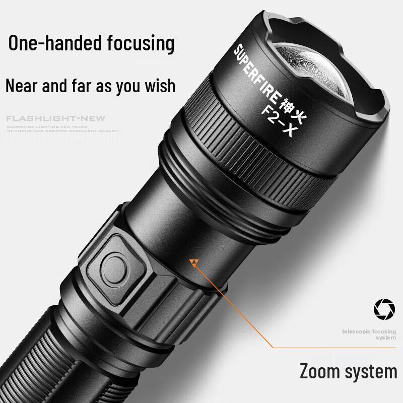 SupFire F2 Rechargeable Mini LED Flashlight