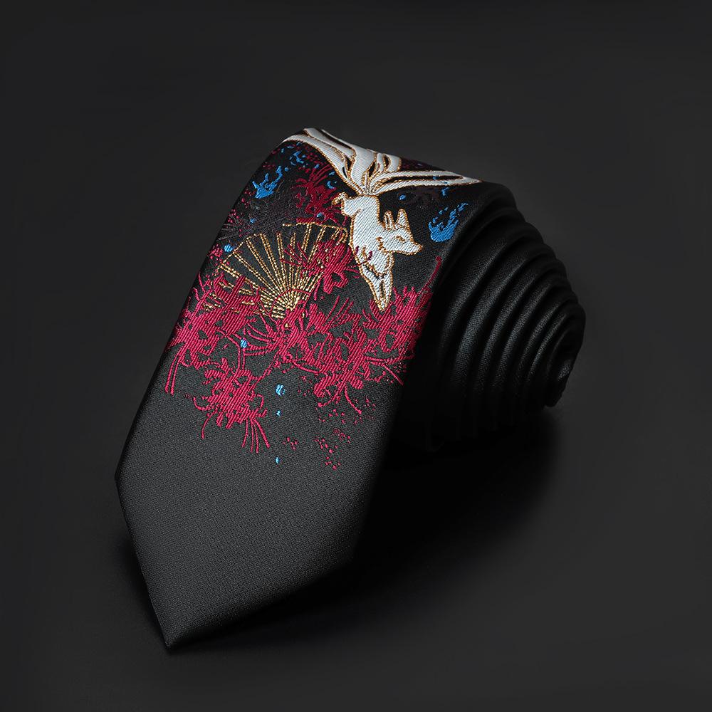 8CM Personalized Printed Hand-Tied Tie
