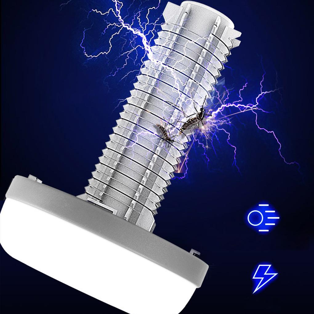 Portable USB Fly Trap Mosquito Trap Strong Brightness LED Beads Rechargeable/USB Non-toxic Odorless