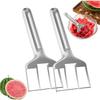Safety Stainless Steel Watermelon Slicer Quickly Cutting Diced Fruit Divider  Home