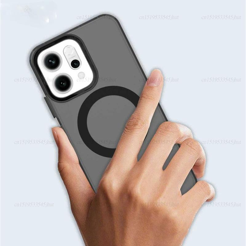 Transparent Case For Oppo Reno 14 Pro Case Oppo Reno14 Pro Magnetic Adsorption Wireless Charge Cover For Oppo Reno 14 Pro Case