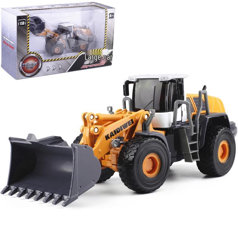KDW 1:50 Alloy Bulldozer Excavator Toy 625003 Boxed Boxed Separately