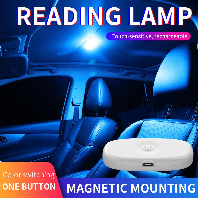 Car LED reading light Interior light Trunk light Car mounted ceiling Indoor and rear interior touch lighting