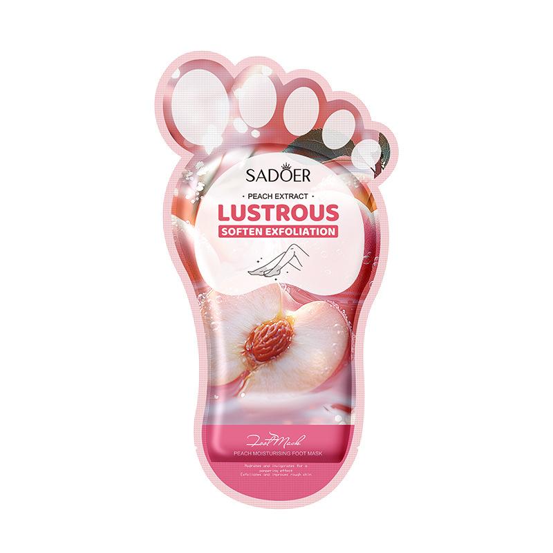 Peach Moisturizing Foot Mask 40ml Autumn and Winter Moisturizing and Hydrating Foot Mask Skin Care Products 40ml