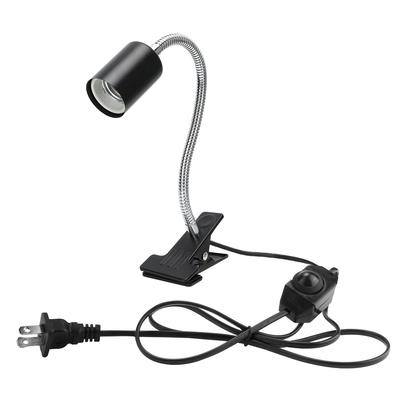360 Degrees Rotating Adjustable Temperature Tortoise Lizard Fish Reptile Heat Lamps Base Clip Clamp