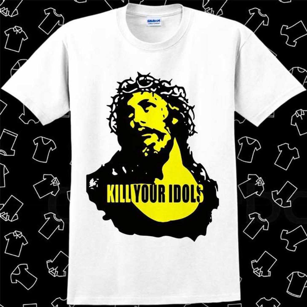 Kill Your Idols Hard Rock Heavy Metal T Shirt Meme Gift Funny Vintage Unisex tee