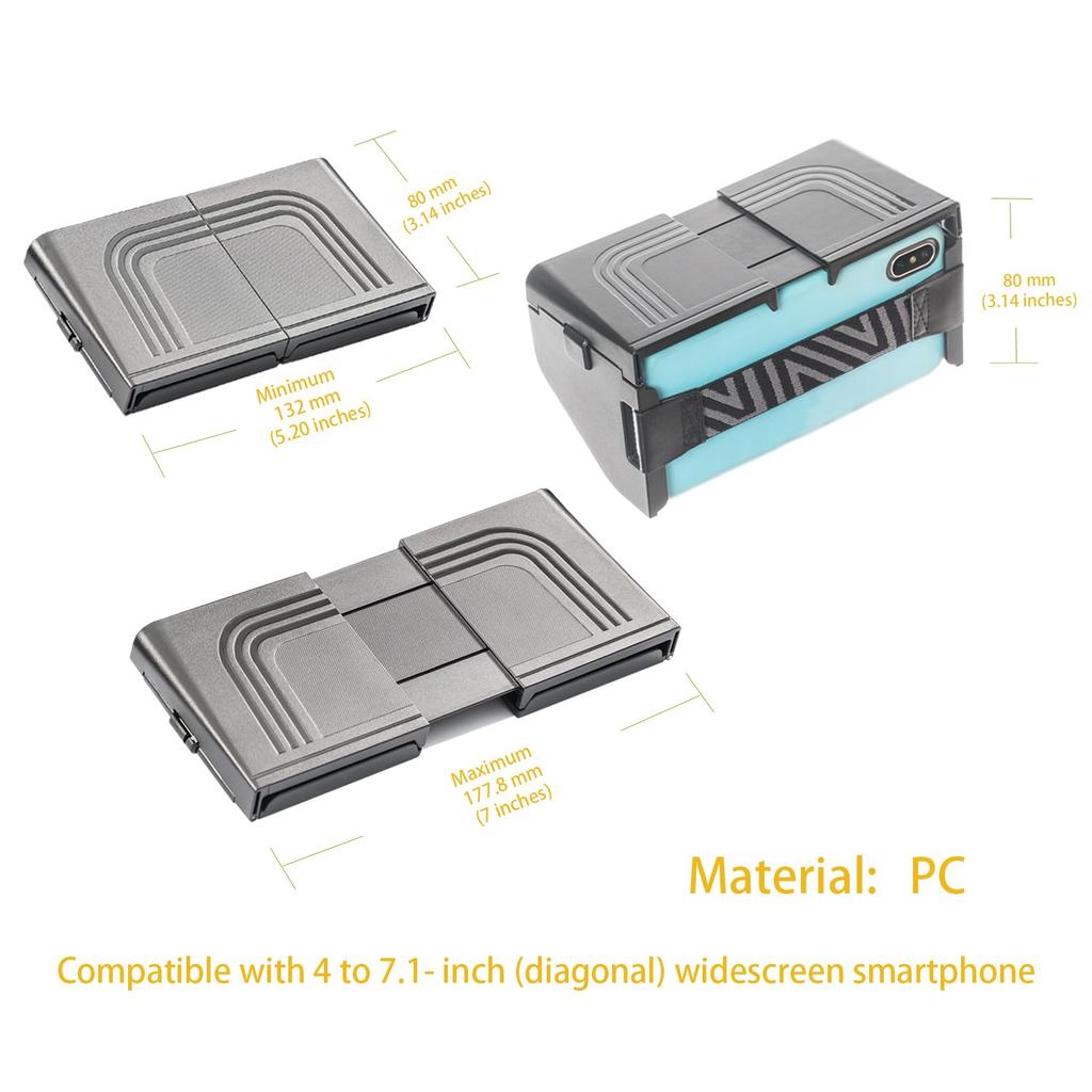 TFY Sonnenblende für Handy & Fernbedienung - Klare Sicht und einfacher Aufbau