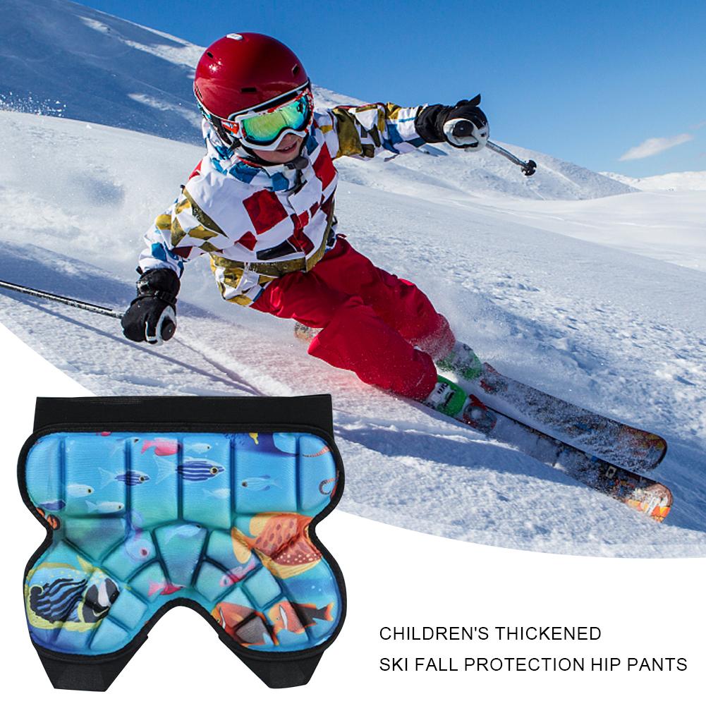 Kids Skateboards Crash Pad Breathable 3D Padded Hip Protective Short Shock Absorbing Adjustable for Most Sports Roller Skating