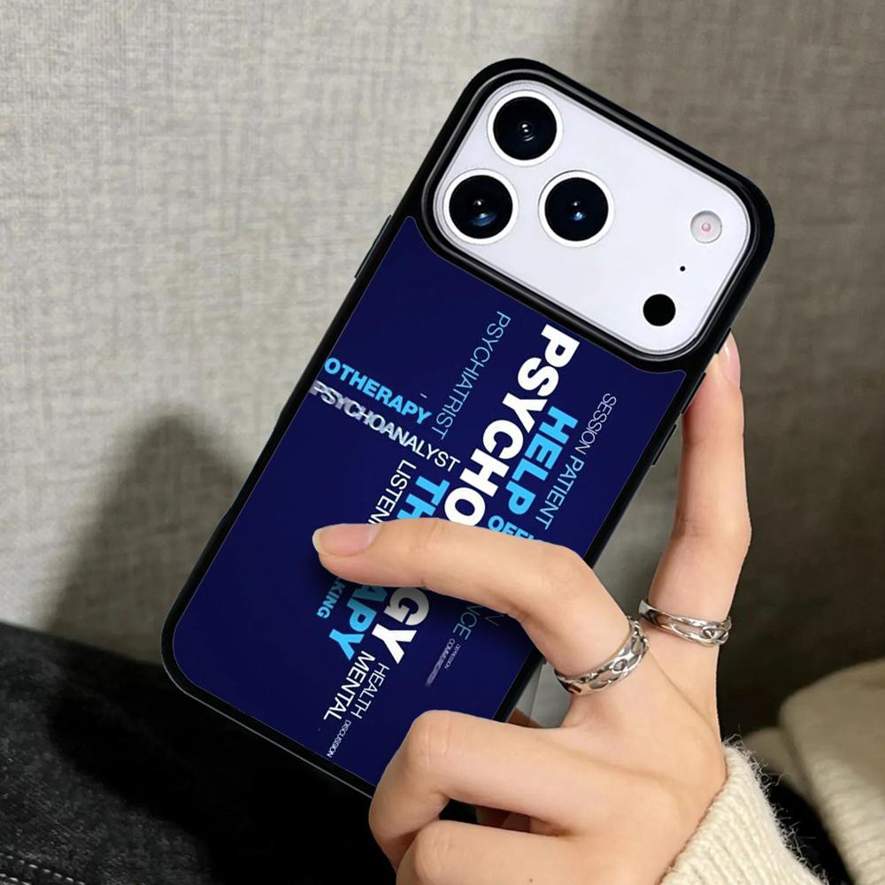 Capa Case for iPhone 17 Air 16 Pro Max 15 Plus 11 13 Mini 14 12 Back Phone Cover Psychologist Profession Psychology soft
