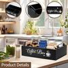 Wooden Coffee Rack Portable Desktop Tea Coffee Bean Storage Organizer Vintage Coffee Storage Holder Home Coffee Accessories
