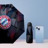 FC Bayern München Muster Gedruckter Mini 5-fach 8 Rippen Kompakter Regenschirm Winddicht Wasserdicht Leicht Tragbar Faltbar