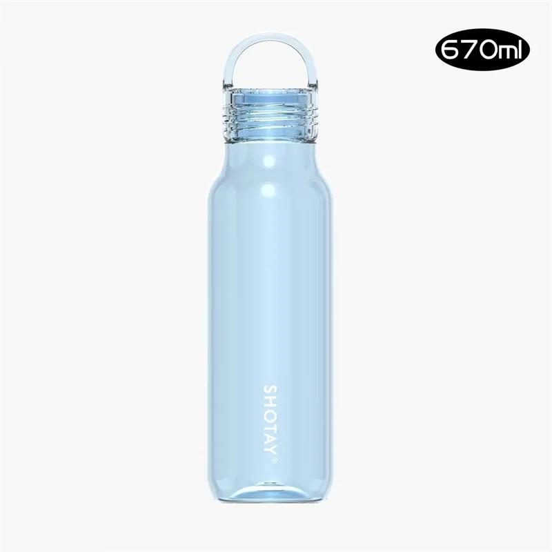 Sports Water Bottle Heat-resistant Portable Water Bottles Outdoor Travel Gym Fitness Drinkware Cold Drink Cup Creative Gifts
