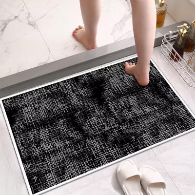 Diatom Mud Bathroom Floor Mat, Toilet Absorbent Floor Mat, Toilet Door Non-slip Bath Special Foot Pad