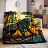 1pc Jungle Safari Print Blanket Lightweight Blanket Throw Blanket For Sofa, Bed, Travel, Camping, Livingroom, Office, Couch, Chair Yy251010094