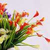 1 STK Künstliche Blumen Farbe Calla Lilie Kunstblumen Für Außengarten Terrasse Draußen Fenster Hof Büro Zuhause Schreibtisch Zimmer