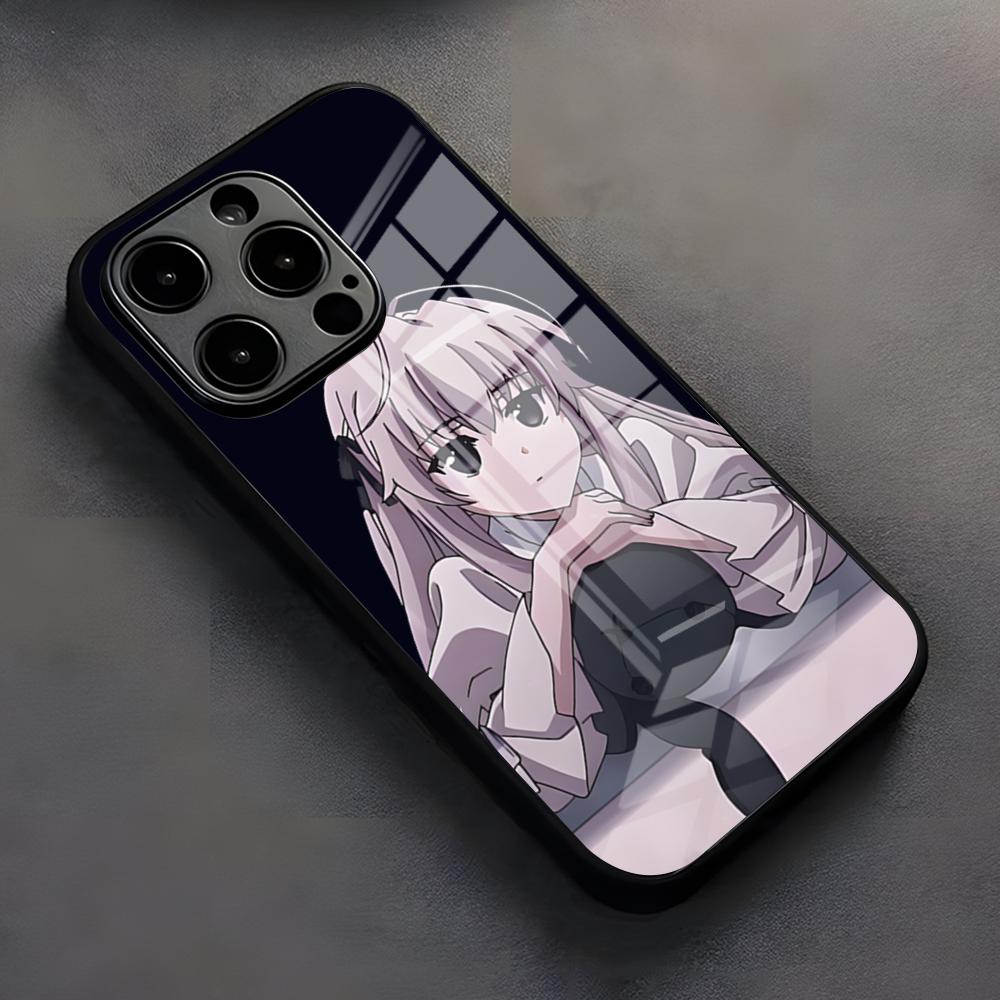 Y-Yosuga No Sora Phone Case For IPhone 17 Pro Max 16 15 14 Pro Max 13 11 X Xs Xr 8 7Plus Glass Cover
