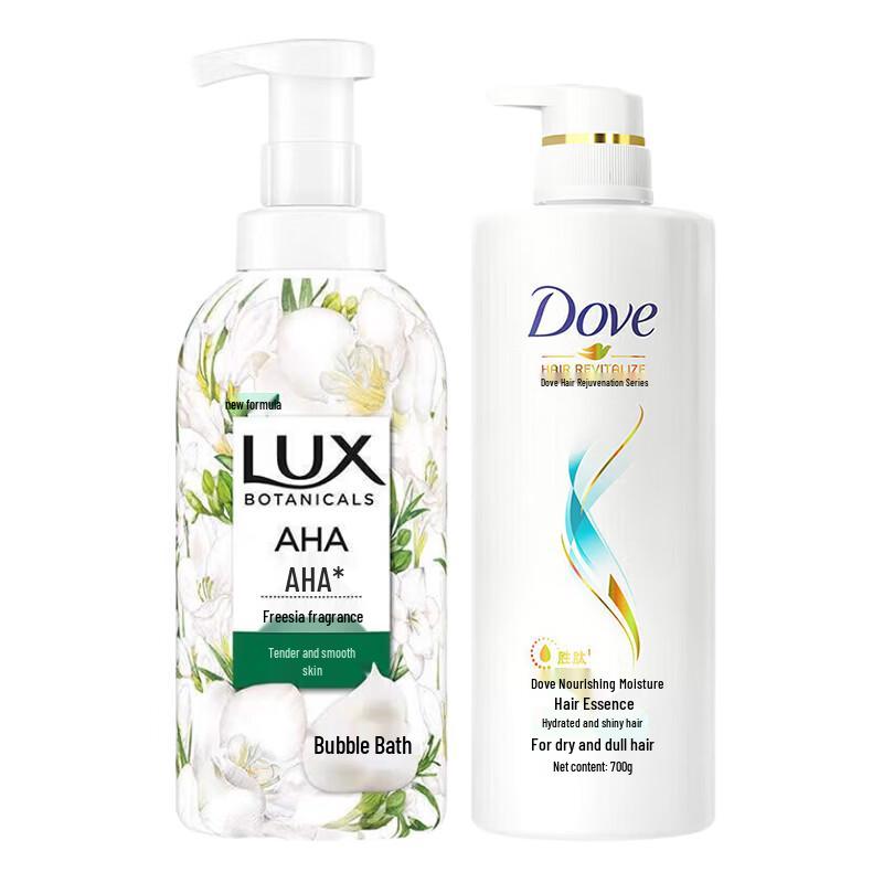 Набор: Гель для душа Lux Freesia и Кондиционер Dove