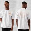 Fashion Gym Fitness Tshirt Oversized Cotton Unisex Unisex Summer Luxury Brand Retro Leisure Loose Couple Short Sleeve Tshirt