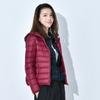 Women Coat Autumn Winter White Duck Down Jacket Solid Colors Warm Slim Zipper Fashion Light Down Coat