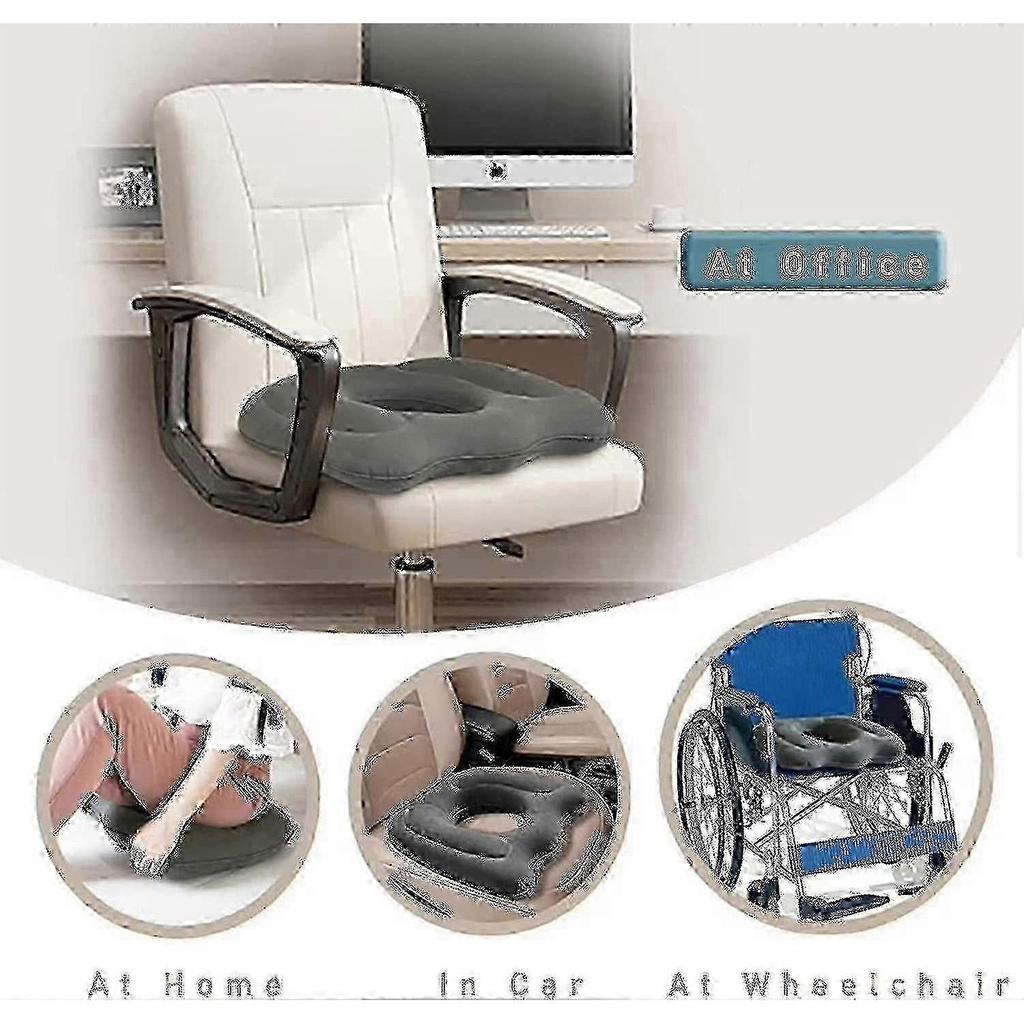 Orthopaedic Seat Cushion For Pain Relief - Inflatable Cushion For Haemorrhoids, Pregnancy, Coccyx, Bed SoresSZshsy02 A-F