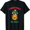 Christmas In July Pineapple Tree Lights Summer Vacation