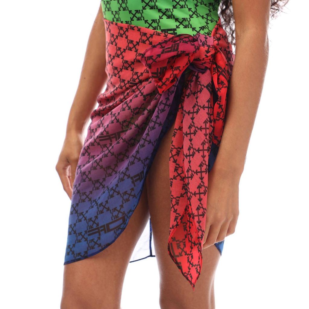 Off White Dámský/Dámský Monogramový Sarong