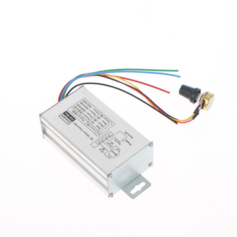 1 Stück PWM Drehzahlregler Stufenloser Gleichstrommotor Drehzahlregler DC 9V-60V 12V 24V 60V 20A Motor Pulsweitenmodulator Regler
