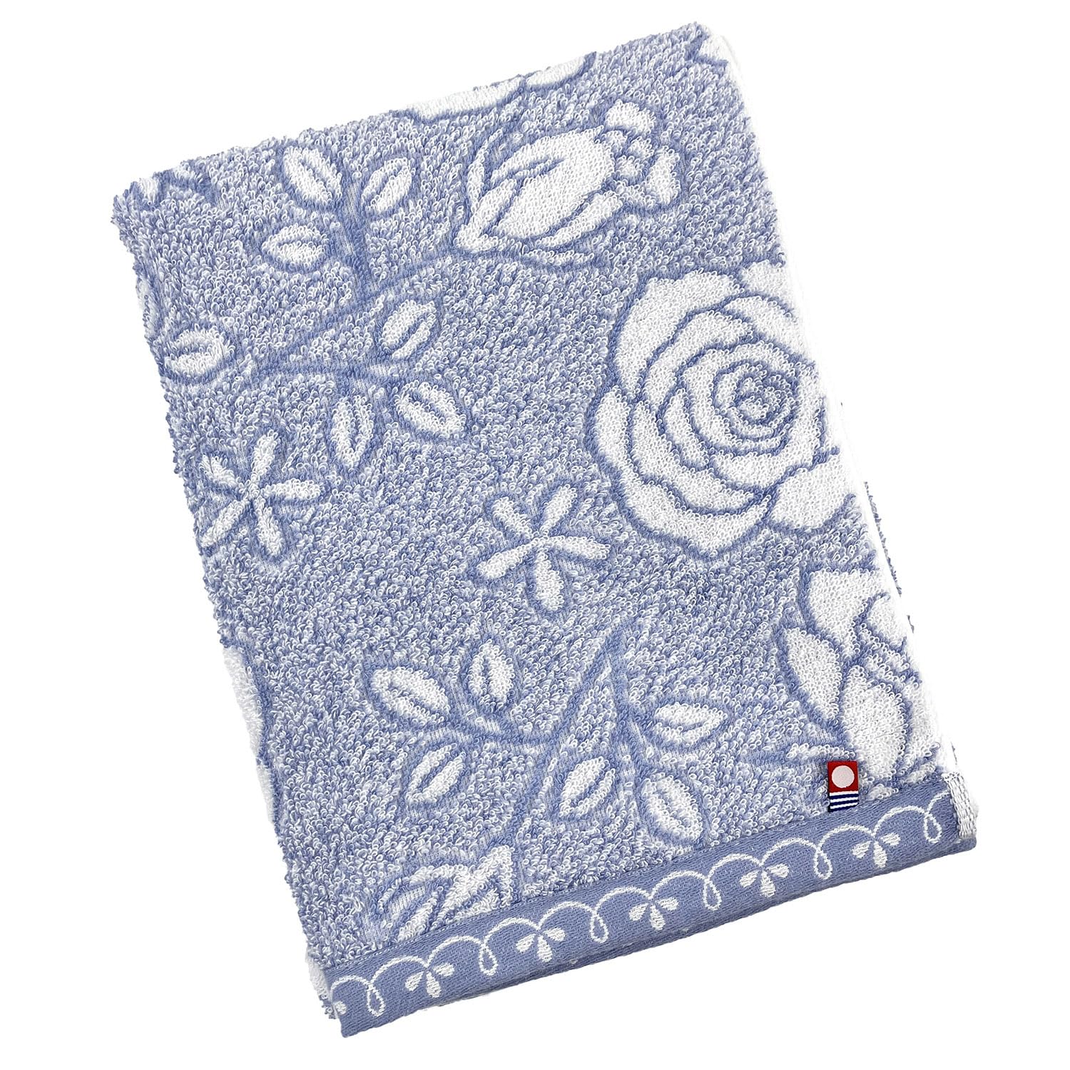 

Imabari Rose Lily Blue Bath Towel, 70 x 130 cm, 1 piece