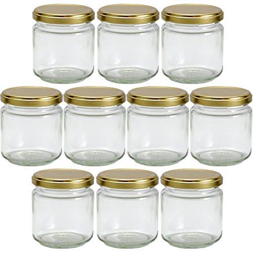 

Банка джем J200ST 187мл - Набор из 10 - (Золотая крышка 63RTS-D)