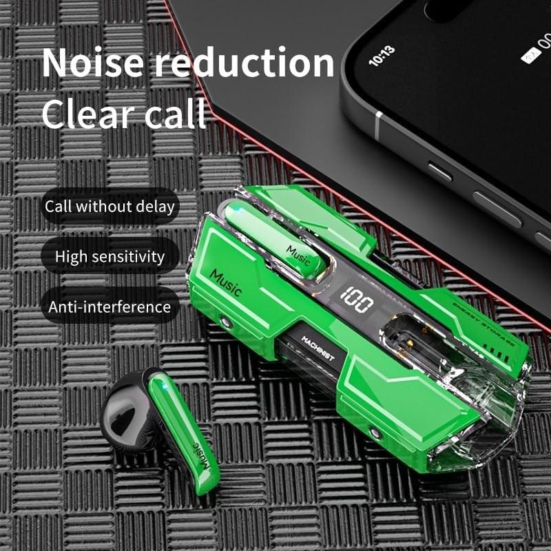 Wireless Earbuds Bluetooth 5.4 Headphones Sport 50H Earbuds with Earhooks Over Ear Bud Deep Bass Waterproof Wireless Earphone for Workout/Running