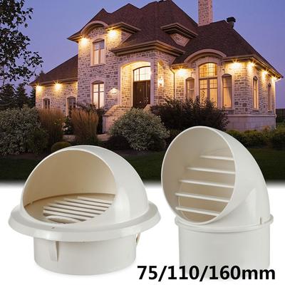 Prevent Pest Anti-bird And Rat Vent Outlet Cover Vents Waterproof Cap Ducting Ventilation Grilles Exterior Wall Air Vent