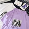 Hirsionsan Punk Short Sleeve Women T Shirt 2020 New Summer Gothic Graphic Tees Streetwear Soft Letter Printed Ladies Cool Tops