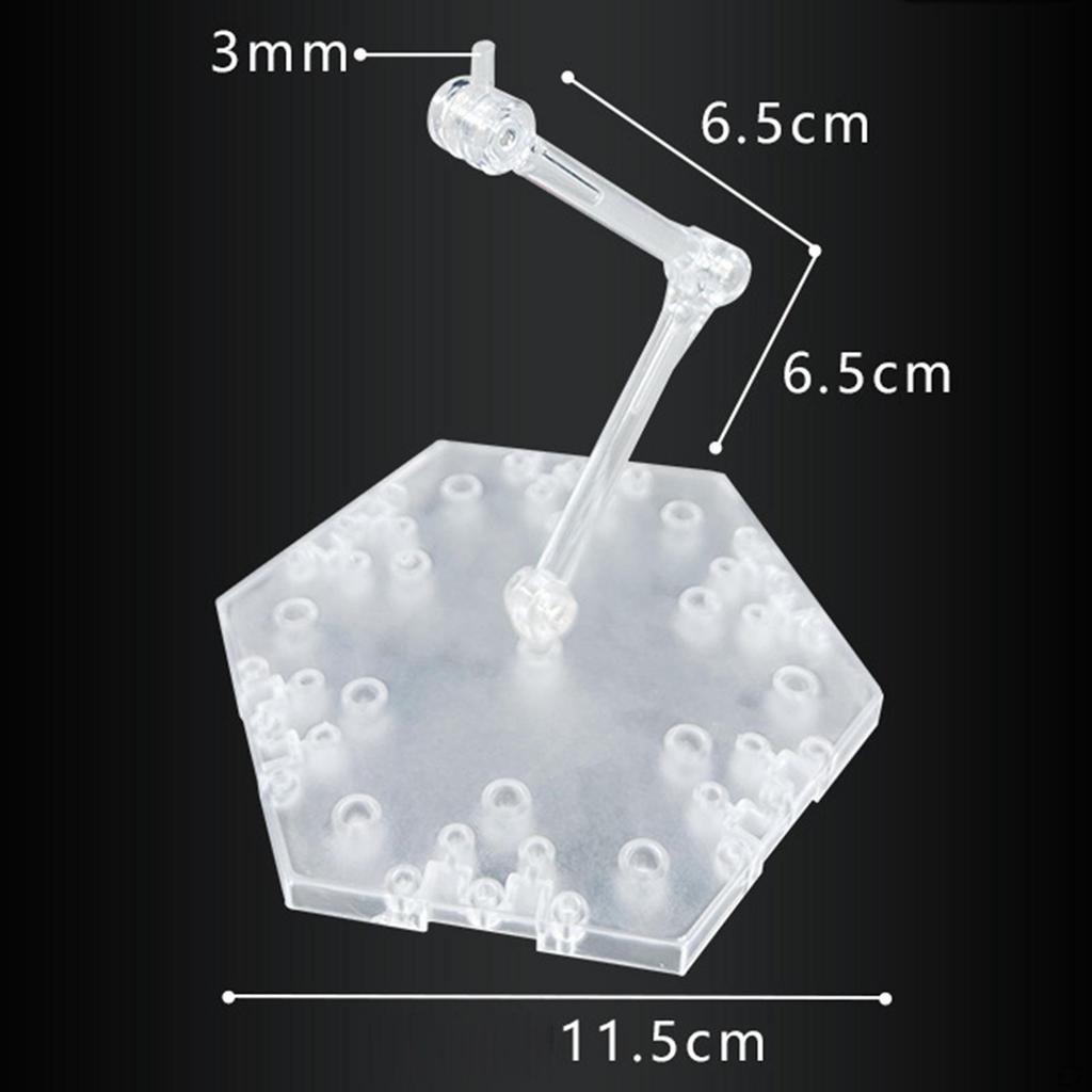 Action Figure Display Base Professional Lightweight Doll Stand Sturdy Portable Clear Stable