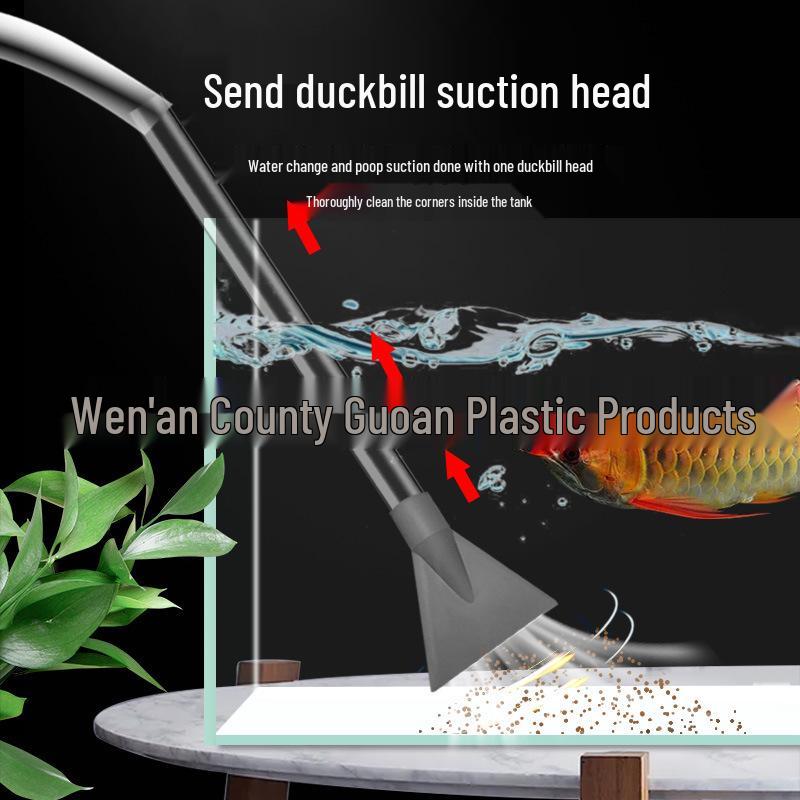 Fish Tank Manual Water Changer & Sand Washer: Siphon Hose for Cleaning Fish Feces.