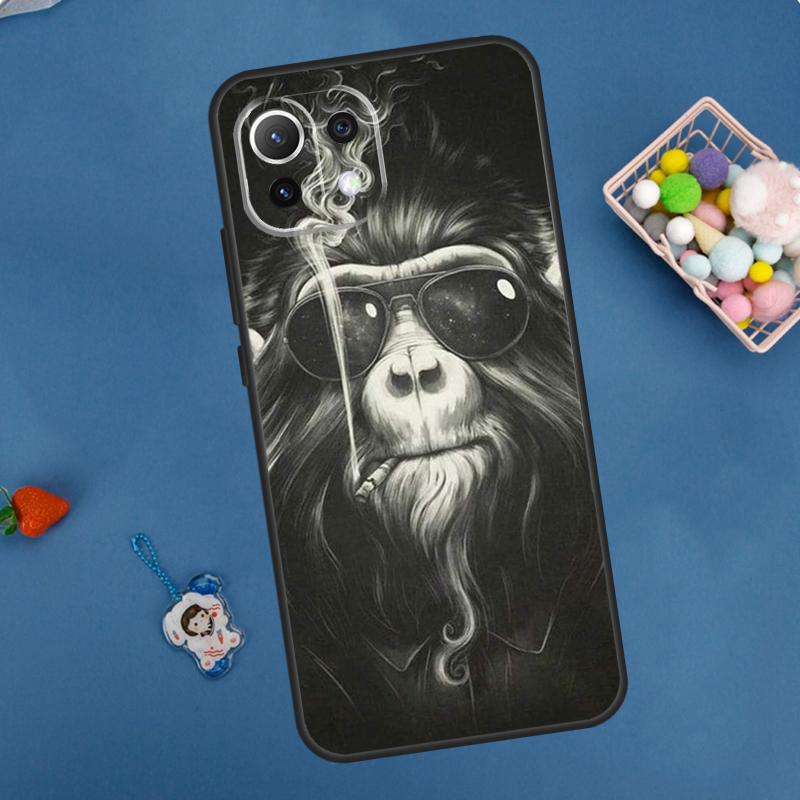 Cartoon Monkey Case For Xiaomi 15 Ultra 13 14 11T 12T 13T 14T Pro POCO X7 Pro F5 F6 M6 X3 X5 X6 Pro Coque
