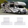 2pcs RV Awning Crank Holder Clip Plastic Awning Crank Rod Wall Mount Bracket for RV Camping Trailer Motorhome
